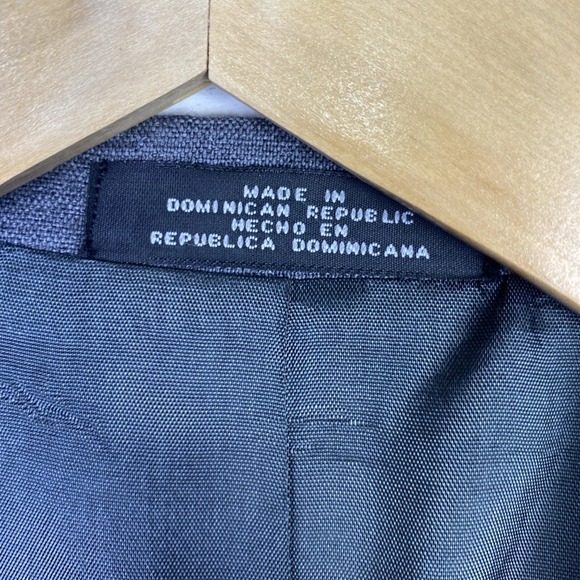 David Taylor Blazer Gray 46L Crested Gold Buttons Wool Blend Academia Regency - Picture 10 of 13